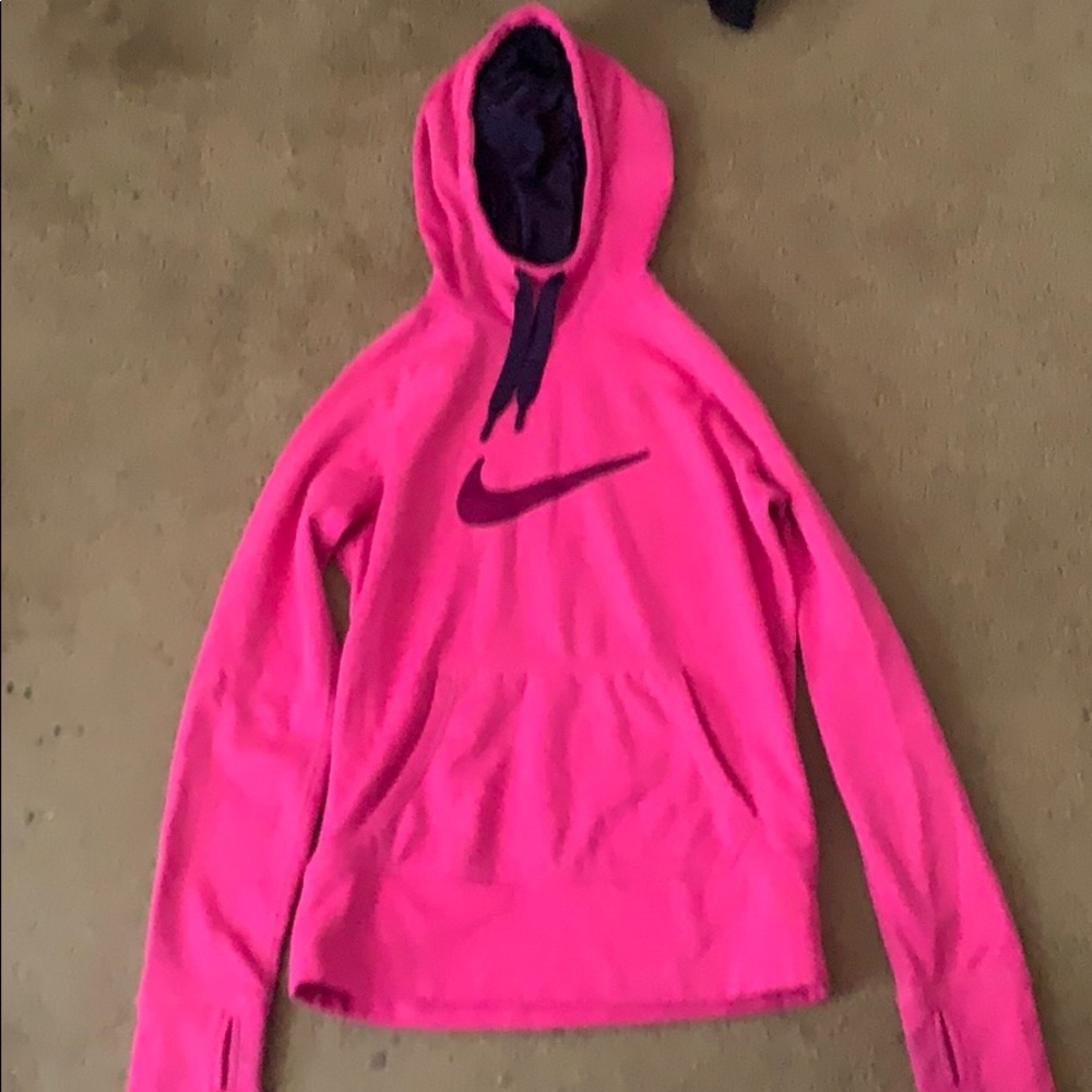 Pink Nike Fleece Jacket